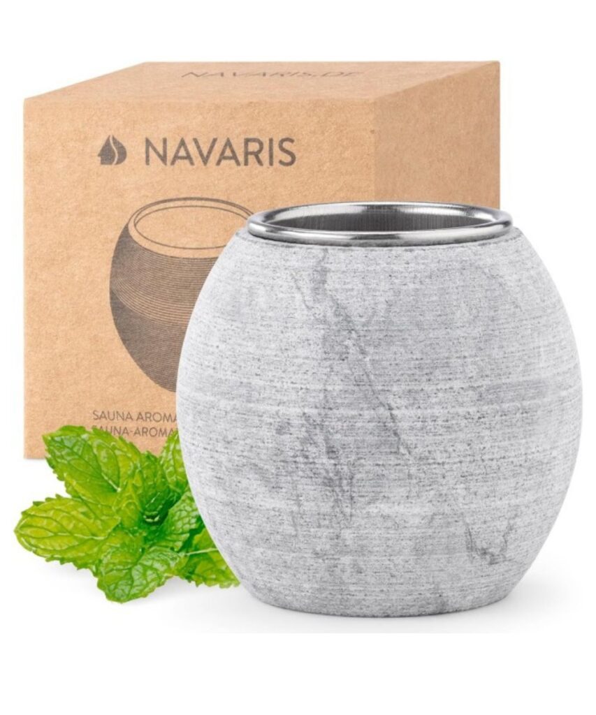 Navaris Μπολ Αρωματοθεραπείας για Σάουνα Γκρί